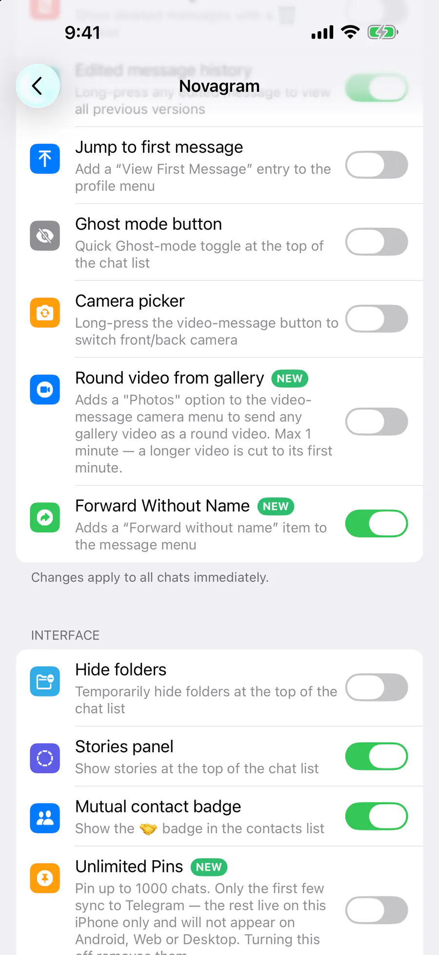 Chat → “Forward Without Name”