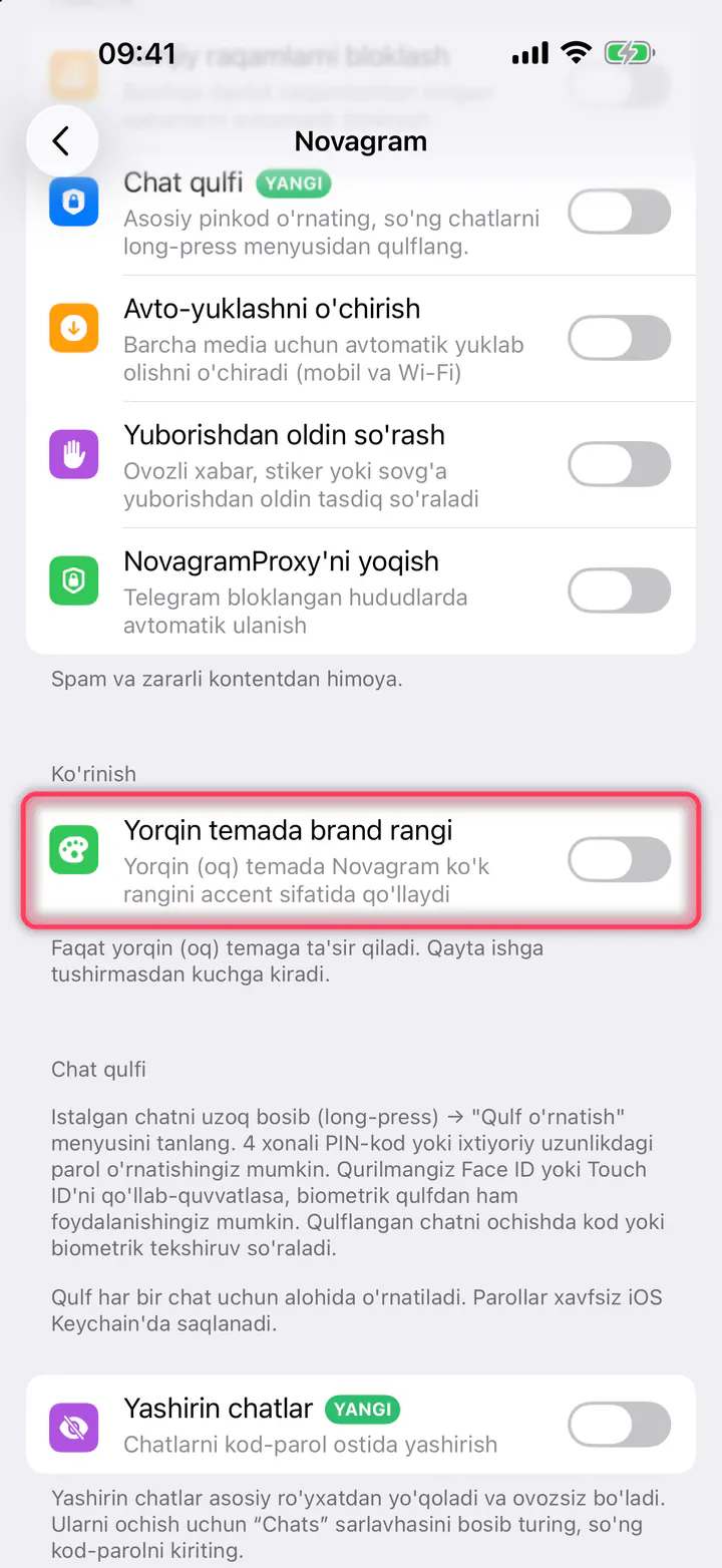 «Yorqin temada brand rangi» ni yoqing